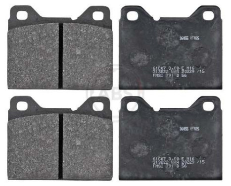 Brake Pad Set, disc brake 36055 ABS, Image 4