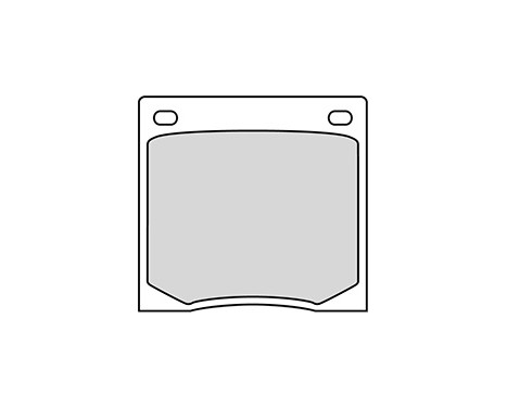 Brake Pad Set, disc brake 36059 ABS
