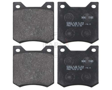 Brake Pad Set, disc brake 36061 ABS, Image 4
