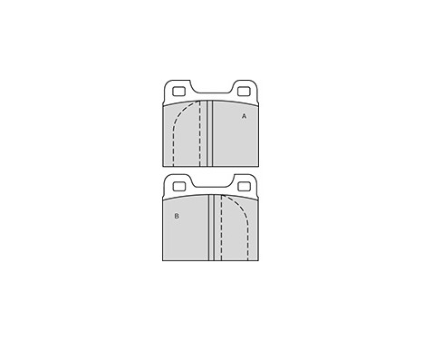 Brake Pad Set, disc brake 36066 ABS, Image 3