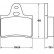 Brake Pad Set, disc brake 36070 ABS, Thumbnail 3
