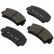 Brake Pad Set, disc brake 36071 ABS