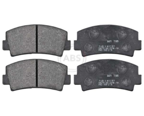 Brake Pad Set, disc brake 36071 ABS, Image 4