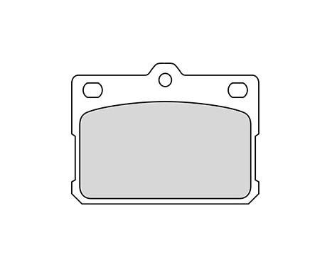 Brake Pad Set, disc brake 36072 ABS