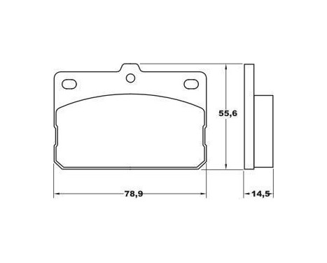 Brake Pad Set, disc brake 36079 ABS, Image 2