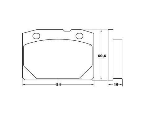 Brake Pad Set, disc brake 36080 ABS, Image 2