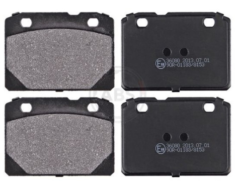 Brake Pad Set, disc brake 36080 ABS, Image 4