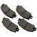 Brake Pad Set, disc brake 36081 ABS