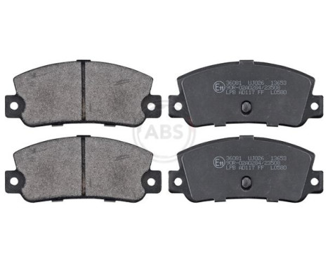 Brake Pad Set, disc brake 36081 ABS, Image 4