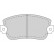 Brake Pad Set, disc brake 36083 ABS