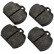 Brake Pad Set, disc brake 36086 ABS