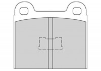 Brake Pad Set, disc brake 36088 ABS