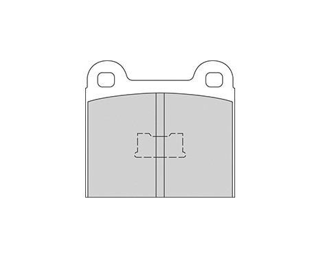 Brake Pad Set, disc brake 36088 ABS