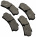 Brake Pad Set, disc brake 36092 ABS