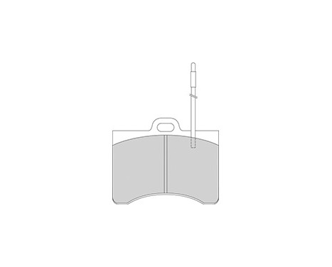 Brake Pad Set, disc brake 36099 ABS, Image 3
