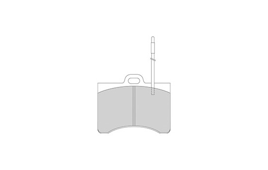 Brake Pad Set, disc brake 36099 ABS, Image 3
