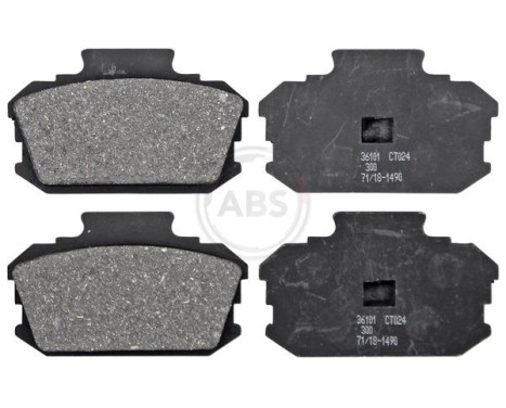 Brake Pad Set, disc brake 36101 ABS, Image 3