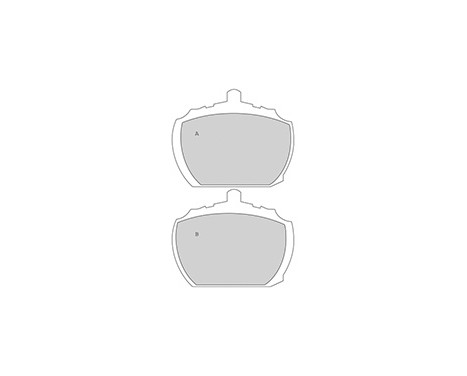 Brake Pad Set, disc brake 36102 ABS, Image 3