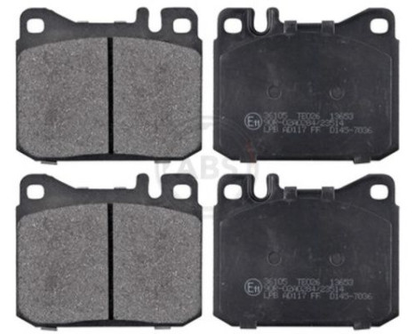 Brake Pad Set, disc brake 36105 ABS, Image 4