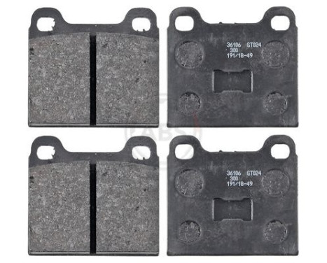 Brake Pad Set, disc brake 36106 ABS, Image 4