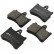 Brake Pad Set, disc brake 36110 ABS