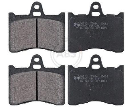 Brake Pad Set, disc brake 36110 ABS, Image 4