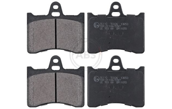 Brake Pad Set, disc brake 36110 ABS, Image 4