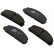 Brake Pad Set, disc brake 36120 ABS