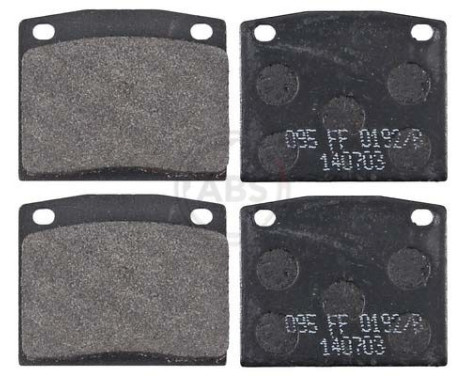 Brake Pad Set, disc brake 36121 ABS, Image 4