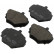 Brake Pad Set, disc brake 36125 ABS