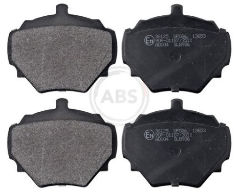 Brake Pad Set, disc brake 36125 ABS, Image 4