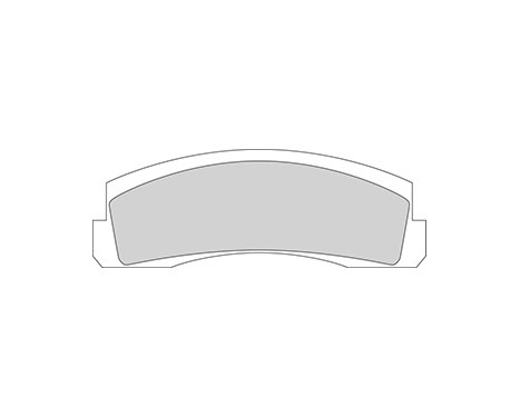 Brake Pad Set, disc brake 36136 ABS