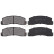 Brake Pad Set, disc brake 36136 ABS, Thumbnail 2