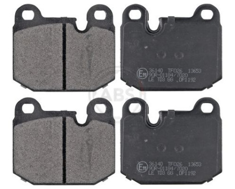 Brake Pad Set, disc brake 36140 ABS, Image 4