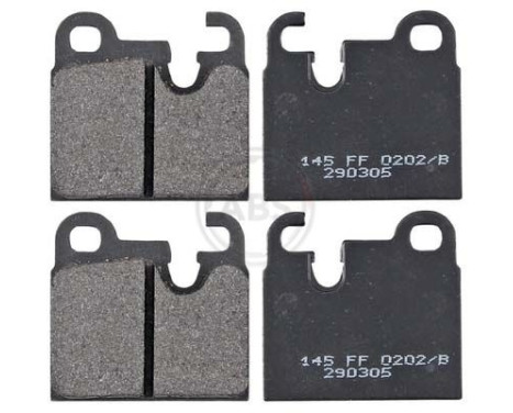 Brake Pad Set, disc brake 36141 ABS, Image 4