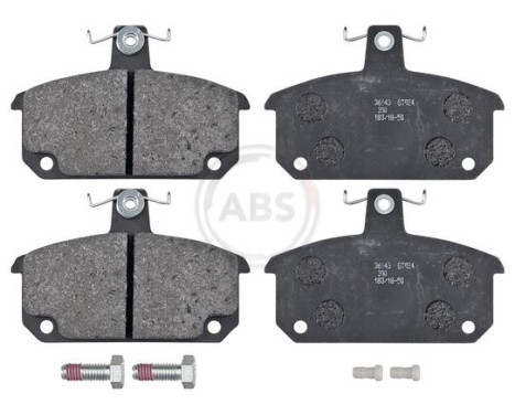 Brake Pad Set, disc brake 36143 ABS, Image 4