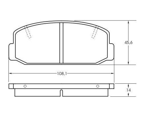 Brake Pad Set, disc brake 36150 ABS, Image 2