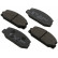 Brake Pad Set, disc brake 36150 ABS