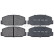 Brake Pad Set, disc brake 36150 ABS, Thumbnail 4