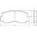 Brake Pad Set, disc brake 36151 ABS, Thumbnail 2