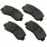 Brake Pad Set, disc brake 36151 ABS