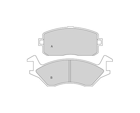 Brake Pad Set, disc brake 36154 ABS, Image 2