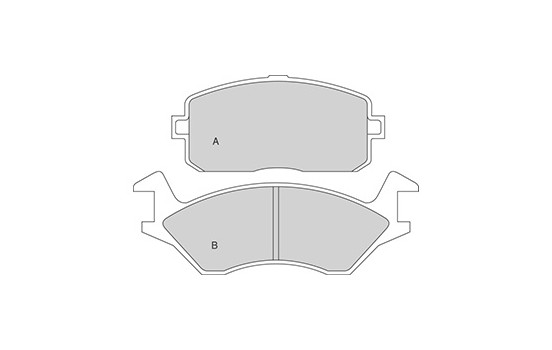 Brake Pad Set, disc brake 36154 ABS, Image 2