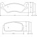 Brake Pad Set, disc brake 36154 ABS, Thumbnail 3