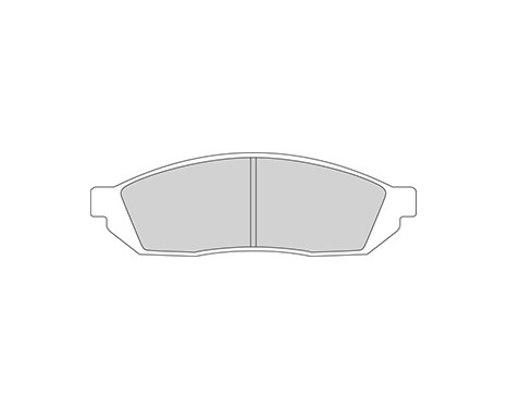 Brake Pad Set, disc brake 36156 ABS, Image 3