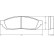 Brake Pad Set, disc brake 36156 ABS, Thumbnail 2