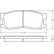 Brake Pad Set, disc brake 36165 ABS, Thumbnail 2