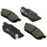 Brake Pad Set, disc brake 36167 ABS