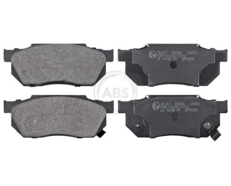 Brake Pad Set, disc brake 36167 ABS, Image 4