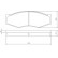 Brake Pad Set, disc brake 36168 ABS, Thumbnail 3